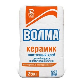 Сухая смесь цементно-клеевая ВОЛМА-Керамик (25кг)