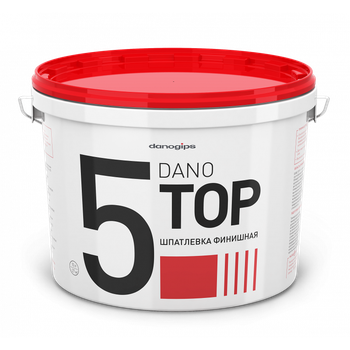 Шпатлевка финишная DANO TOP 5 (Дано ТОП 5),16,5кг